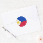 20 petits autocollants drapeau des Philippines (Enveloppe)