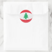 20 petits autocollants drapeau du Liban (Sac)