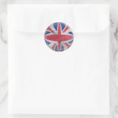 20 petits autocollants drapeau en détresse Union J (Sac)