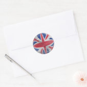 20 petits autocollants drapeau en détresse Union J (Enveloppe)