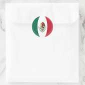 20 petits autocollants Mexique drapeau mexicain (Sac)