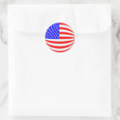 20 petits autocollants US drapeau américain (Sac)