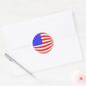 20 petits autocollants US drapeau américain (Enveloppe)