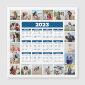 20 Photo Collage 2023 US Calendrier Carte magnétiq (Devant)