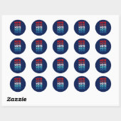 20 Politique Stickers Vote Campagne électorale (Feuille)