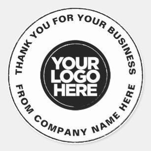 20 Professional Bold Hartelijk dank voor uw persoo Ronde Sticker