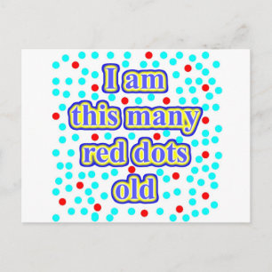 20 rode Stippen Briefkaart