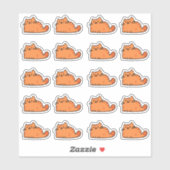 20 Schattigee Oranje kattenplanner Sticker (Vel)