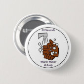 20 seconden ronde button 5,7 cm (Voorkant /achterkant)