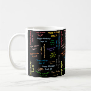 20 septembre Mug d'anniversaire