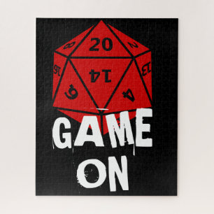 20 Sided Die - Gamer Legpuzzel