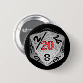 20 Sided Games — Button — alleen Dice (Voorkant /achterkant)