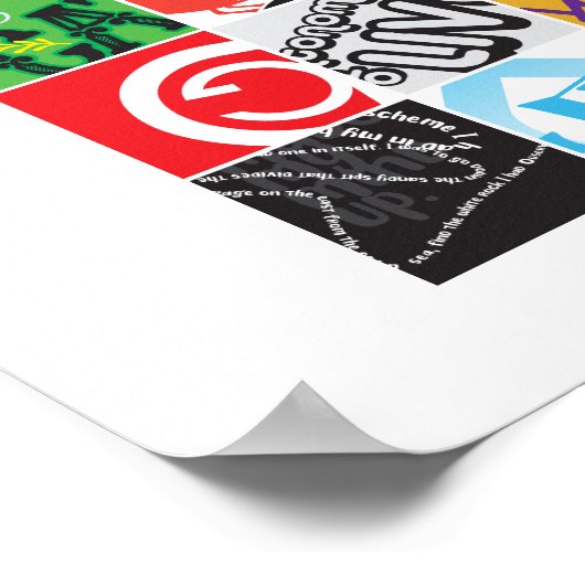 20 Squares Project II Poster (Hoek)