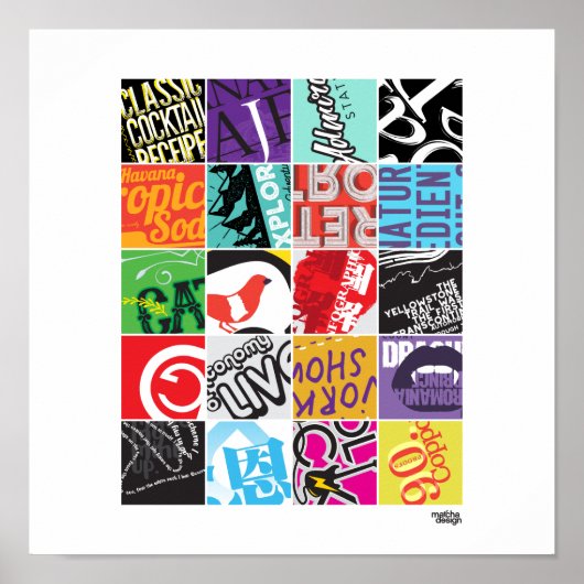 20 Squares Project II Poster (Voorkant)