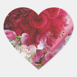 20 Sticker Rozen met China Teacup