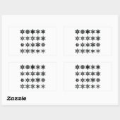 20 Sticker Snowflake Bundle, Flake Winter (Feuille)