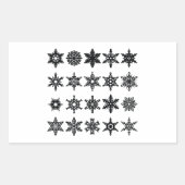 20 Sticker Snowflake Bundle, Flake Winter (Devant)