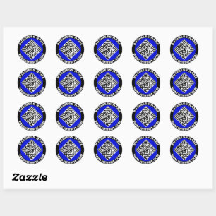 20 Stickers (Aangepaste QR-code voor bedrijfswebsi