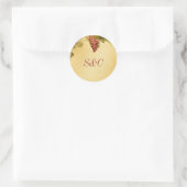20 Stickers De Mariage Vignoble Favor (Sac)