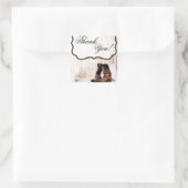 20 Stickers Merci Bottes Pays Rustique Ouest (Sac)