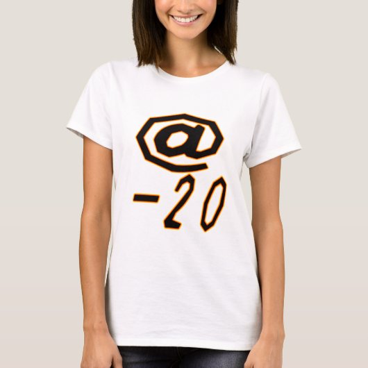 @-20 T-SHIRT (Voorkant)