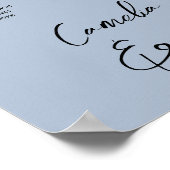 20 Tableau Bleu Dusty - plan de siège (Coin)