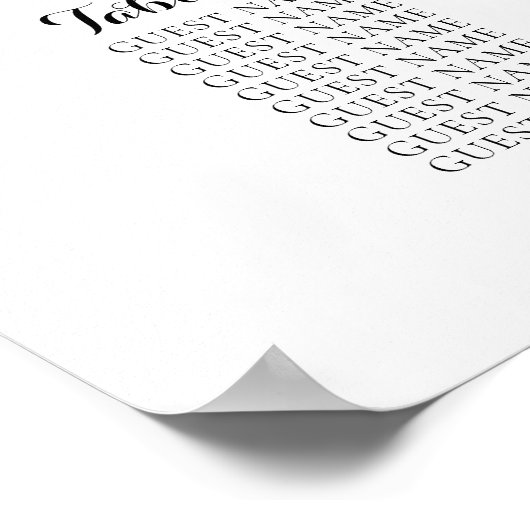 20 Tableau Grandes Sièges Mariages (Coin)