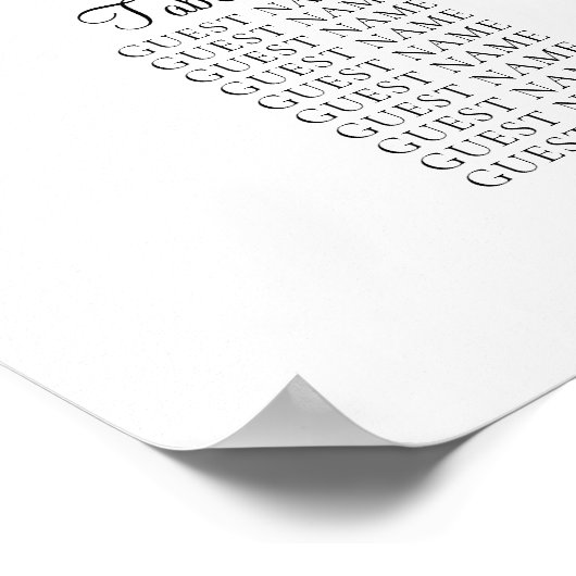 20 Tableau Grandes Sièges Mariages (Coin)