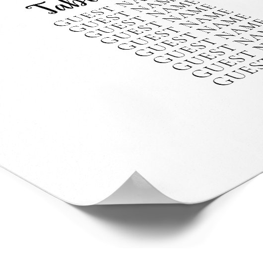 20 Tableau Grandes Sièges Mariages (Coin)