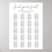 20 Tableau Grandes Sièges Mariages (Devant)