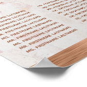 20 Tableau Sièges Mariage en marbre cuivre (Coin)