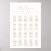 20 Tableaux Bienvenue Tableau des sièges (Devant)