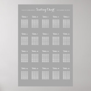 20 Tafel grote weddenschappen - om het even welke Poster