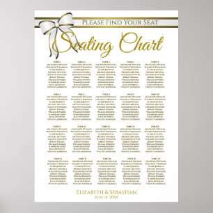 20 Tafel-wittebord en goudkleurige weddenschappen Poster