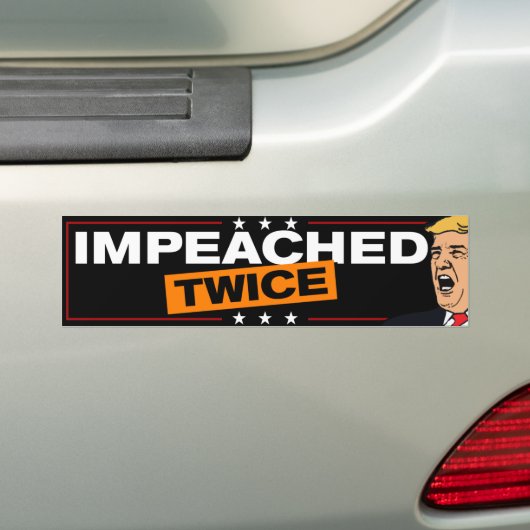 20 Trump-antitrump met 2-term vervaldatum Bumpersticker (Op auto)