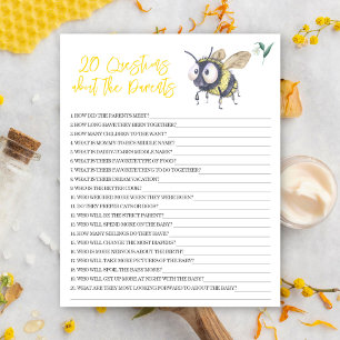 20 Vragen over de Ouders - baby shower spel