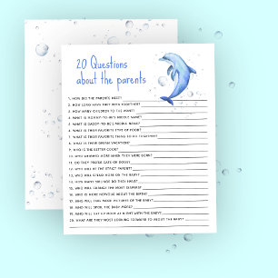 20 Vragen over de wedstrijd Parents baby shower