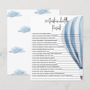 20 Vragen over de wedstrijd Parents baby shower