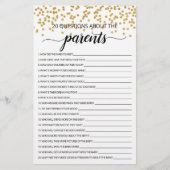 20 Vragen over de wedstrijd Parents Baby shower (Voorkant)