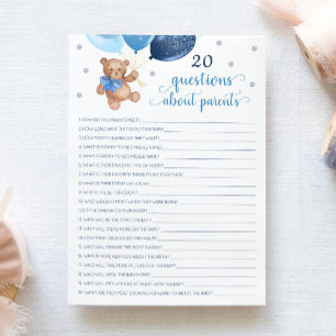20 Vragen over Parents Teddy Bear Kaart