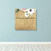 20 x20 inch Handtekening Canvas Geometric Garden R (Insitu (Houten vloer))