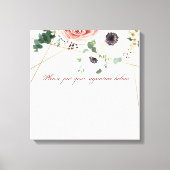 20 x20 inch Handtekening Canvas Geometric Garden R (Voorkant)