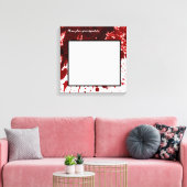 20 "x20" Signature Canvas Bloed Splatter Vampire G Afdruk (Insitu (Woonkamer))