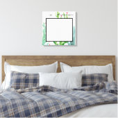 20 "x20" Signature Canvas Boho Llama Bohemian Cact Afdruk (Insitu (Slaapkamer))