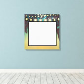 20 "x20" Signature Canvas Strand Zonsondergang Pal (Insitu (Houten vloer))