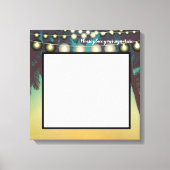 20 "x20" Signature Canvas Strand Zonsondergang Pal (Voorkant)