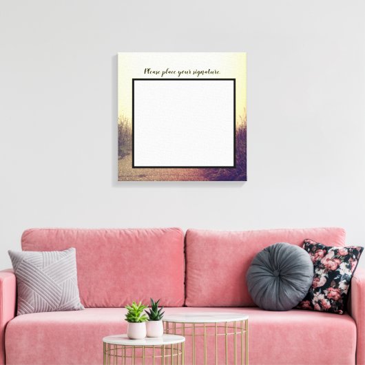 20 "x20" Signature Canvas Sunrise Pathway Walkway (Insitu (Woonkamer))
