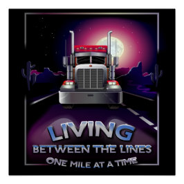 20 x 20 Semi Truck-Poster Perfect Poster