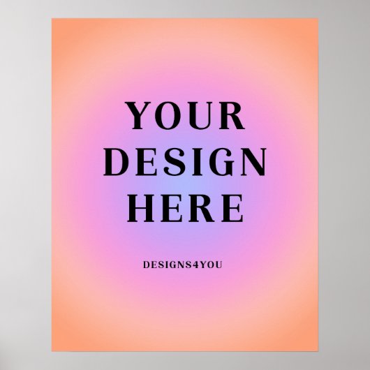 20 x 25 verticale gedrukte kunst poster (Voorkant)