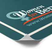 20 x 28-inch Poster Vrouwen voor Bernie (Hoek)